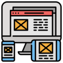 business and finance,electronics,computer,smartphone,monitor,mobile phone,cellphone,layout,web design,responsive,adaptive,responsive design